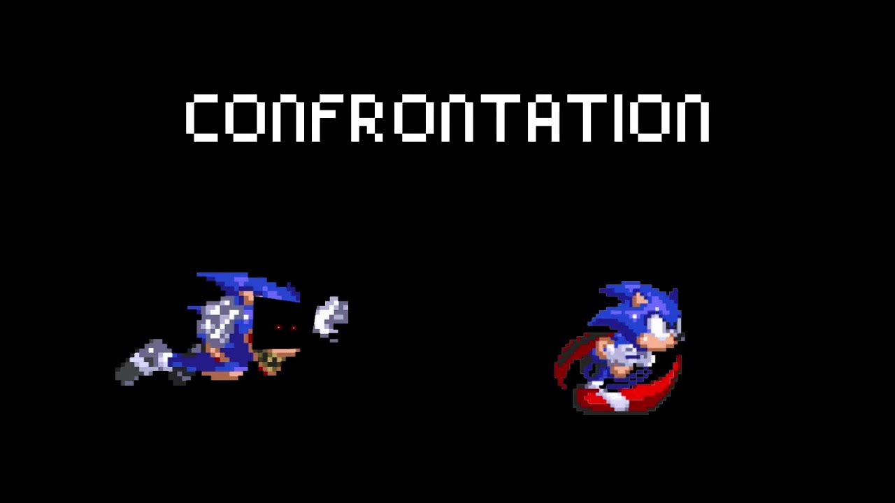 CONFRONTATION | crimson null vs sonic themed survivor | CRUEL FINDINGS OST | (UNCONFIRMED SKINS)