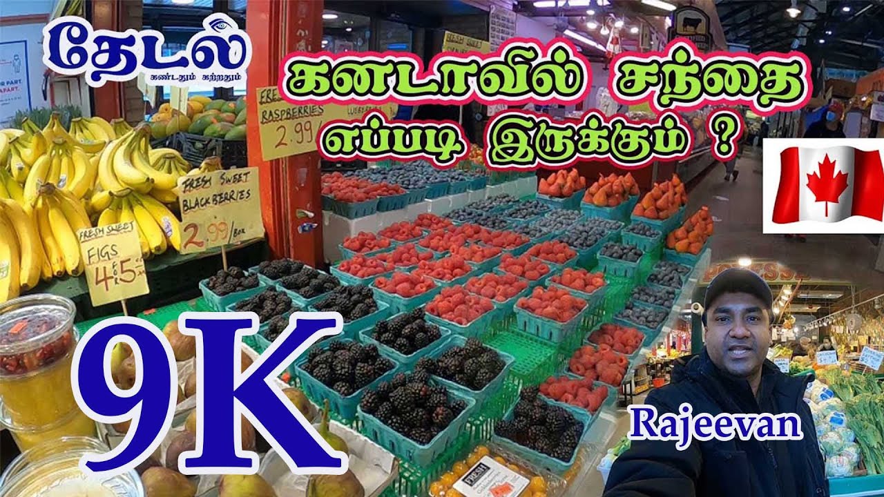 St. Lawrence Market in Toronto| Toronto Market | தேடல்| Downtown| Tamil | Thedal |Rajeevan |