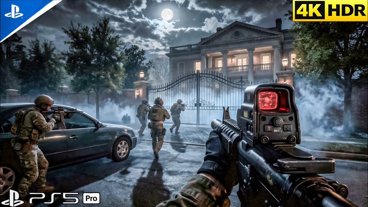 (PS5) CIA STRIKE ON ENEMY HOUSE  | Realistic ULTRA Graphics Gameplay [4K 60FPS HDR] Call of Duty MW