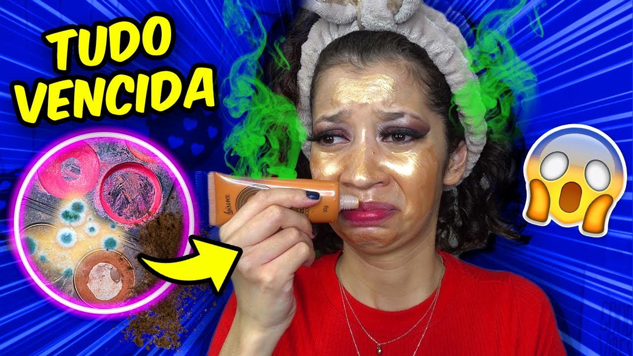 USANDO MINHAS MAQUIAGENS MAIS ANTIGAS