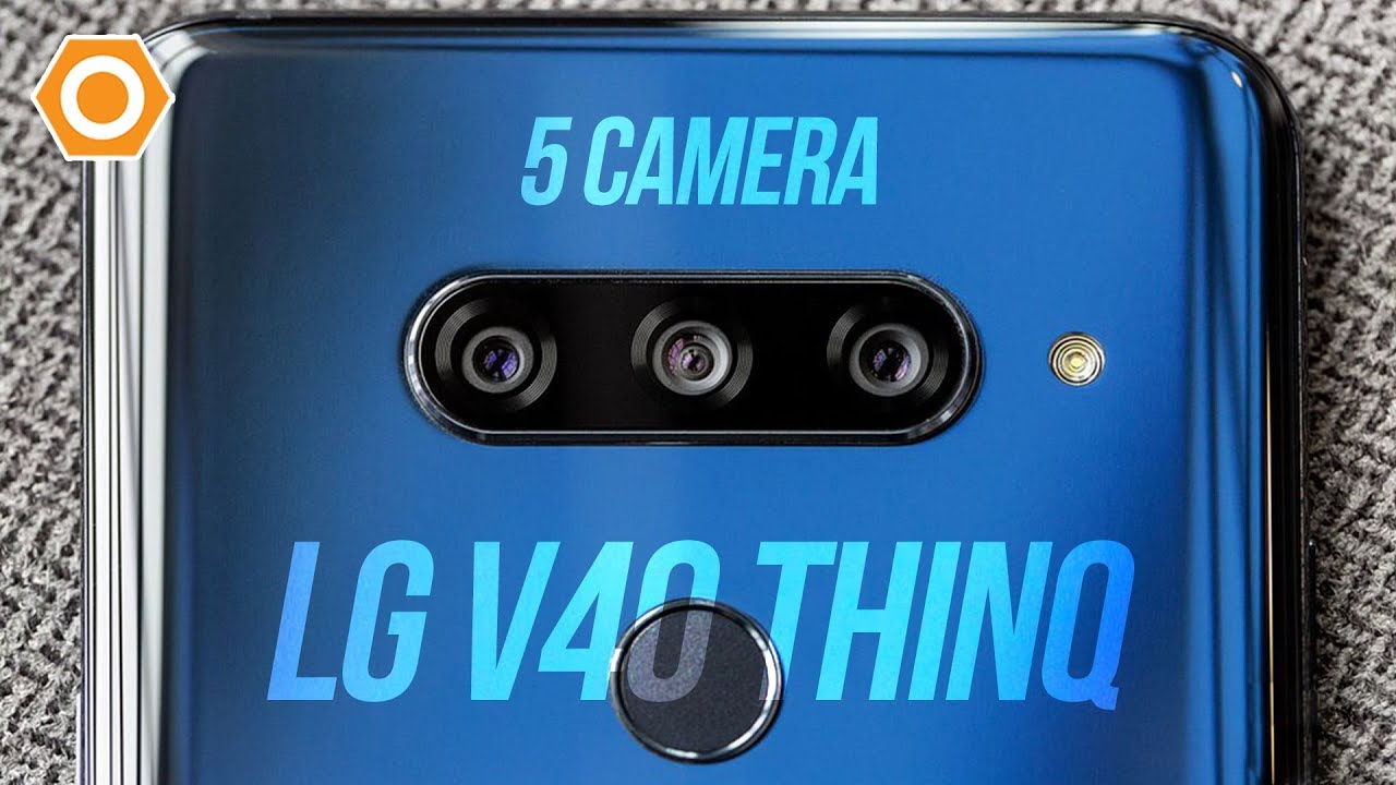 LG V40 ThinQ chính thức: 5 camera đầu tiên trên thế giới, màn hình tai thỏ, pin hơi kém