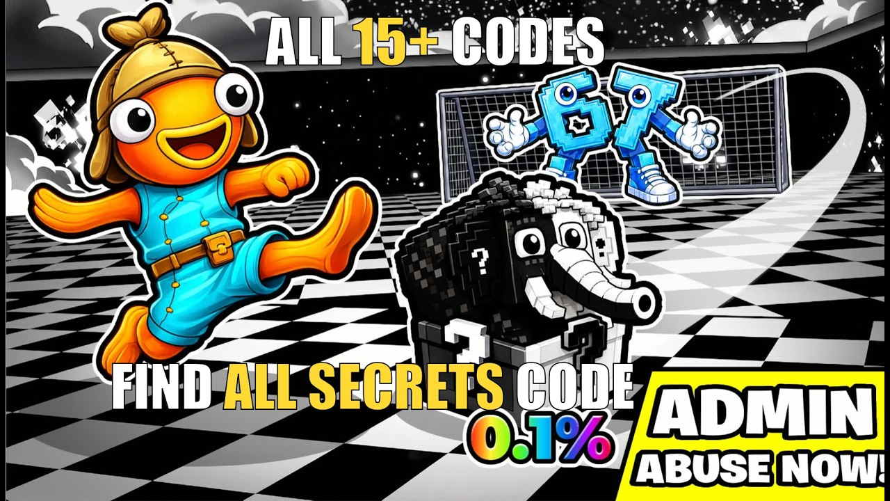 KICK A LUCKY ROT MAP FORTNITE CREATIVE - ALL SECRETS CODES (15+ CODE BLACK & WHITE EVENT)