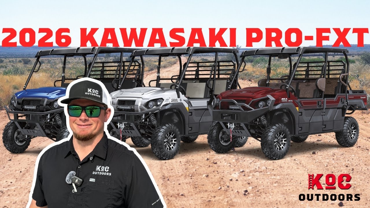 Сравнение Kawasaki Mule Pro-FXT 1000 2026 года | LE, Ranch и Platinum Ranch | KoC Outdoors