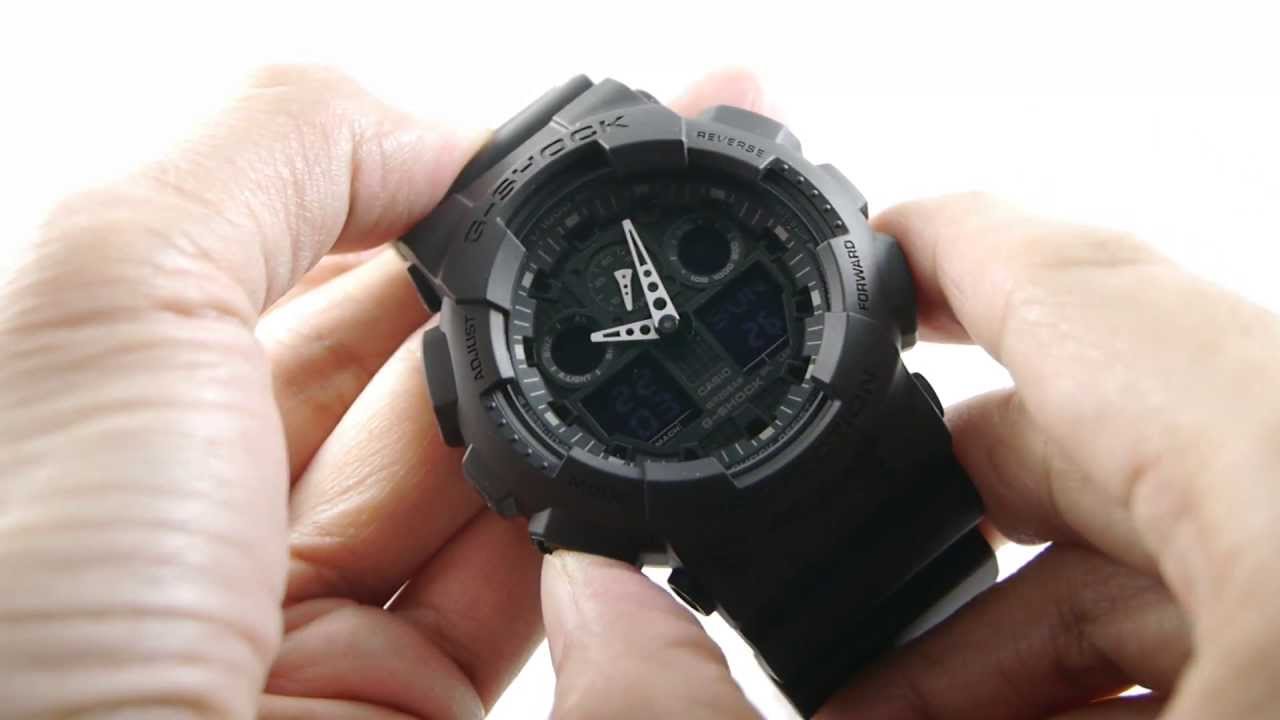 Review CASIO G-SHOCK GA-100-1A1 by www.siam-naliga.com