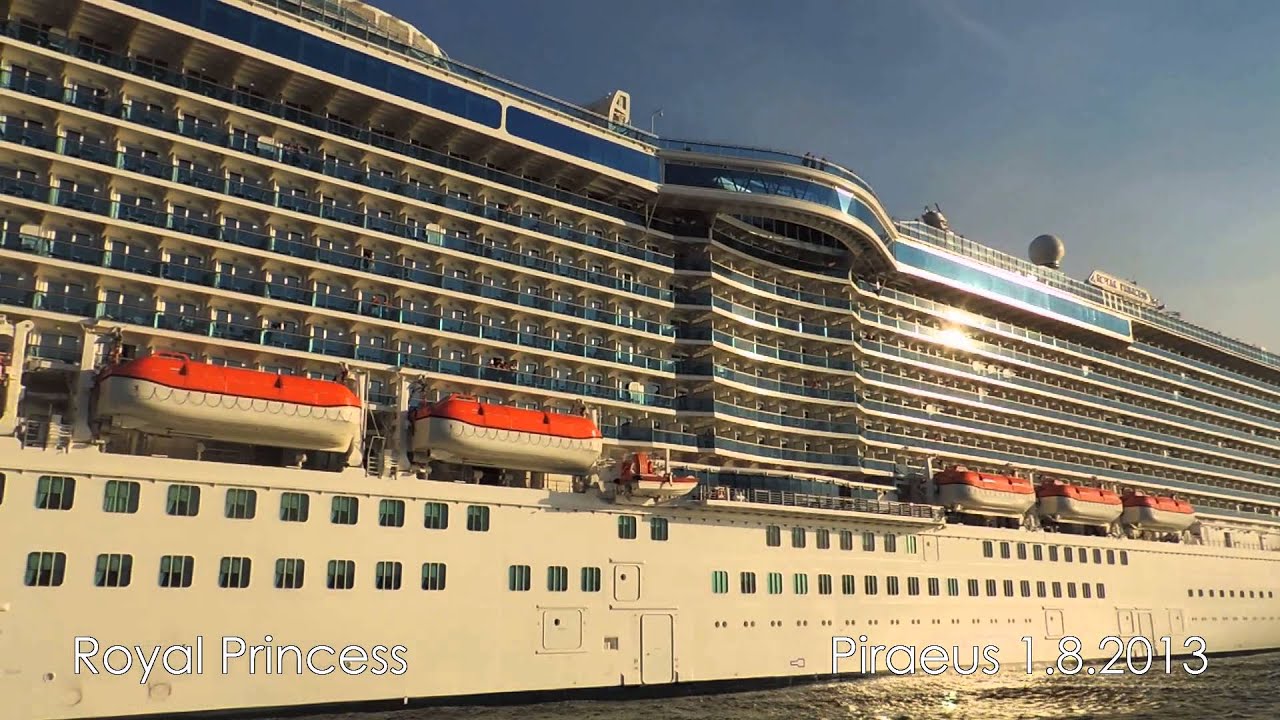 ROYAL PRINCESS departure from Piraeus Port