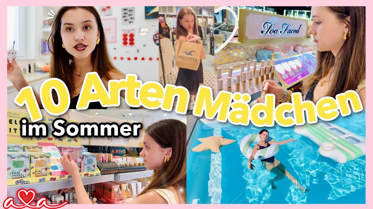 10 Arten wie sich Mädchen auf die Sommerferien vorbereiten Vlog ☀ Alles Ava Teen Life