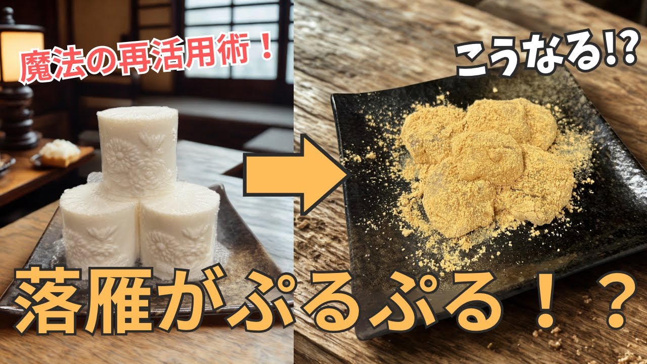 #24 【和菓子の魔法】落雁がぷるぷるに！？プロが教える驚きのアレンジレシピ