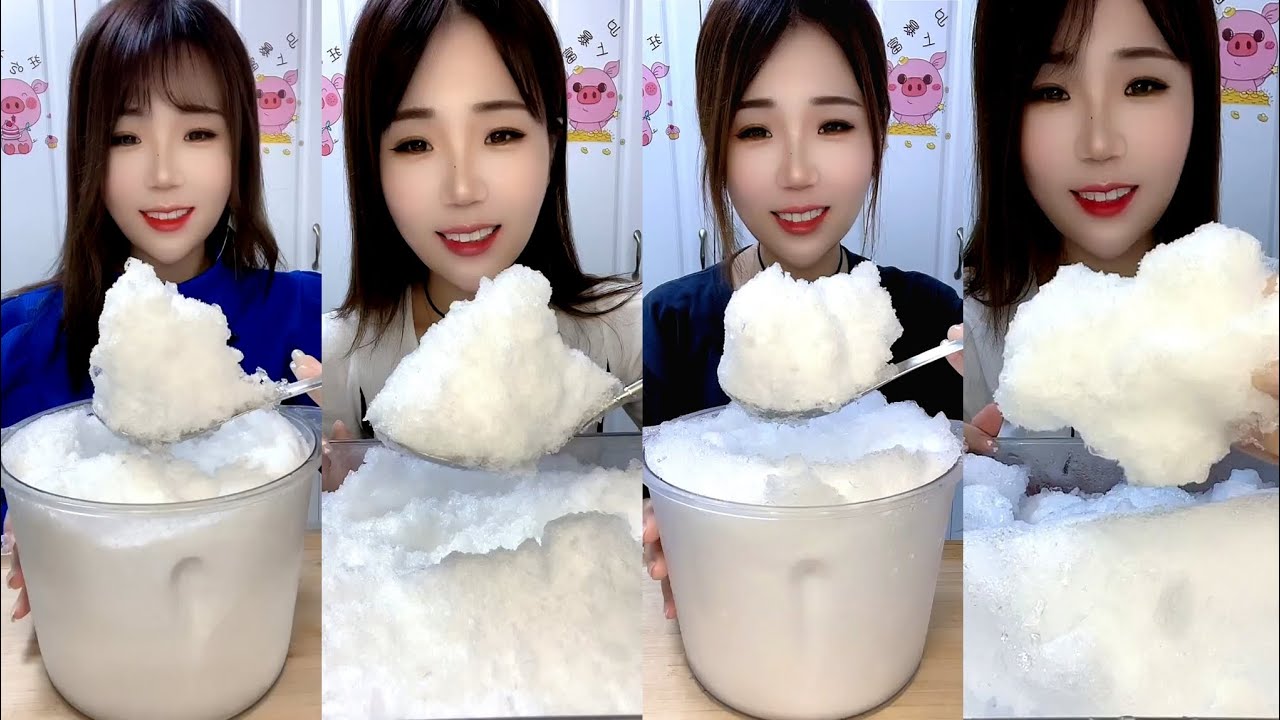 SOLO YY❄️ / WHITE ICE / SHAVED ICE / SOFT ICE. ICE EATING