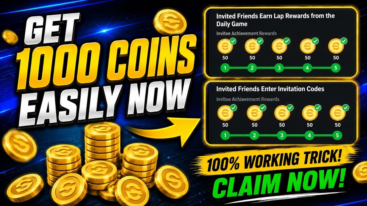 CLAIM 1000 eFootball COINS FAST😱( TRICK) FRIEND MATCH INVITATION eFootball 2026