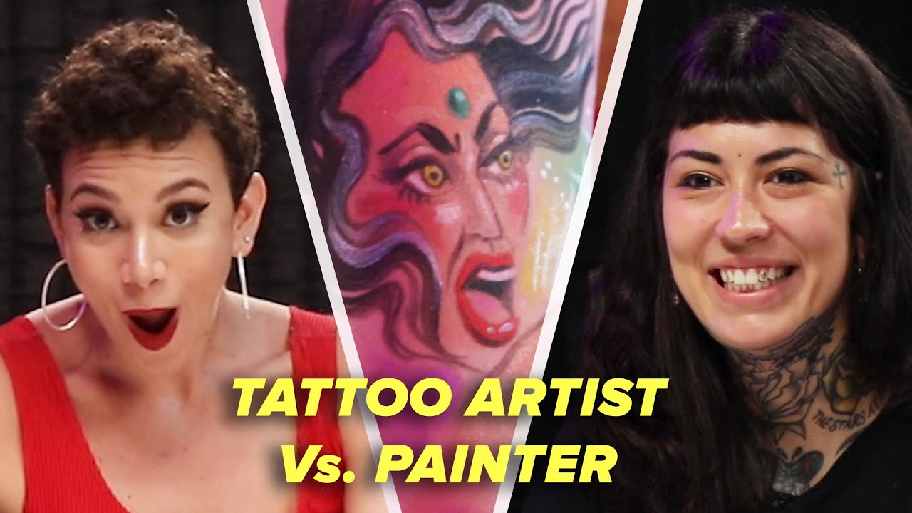 Tattoo Artist Vs. Painter: Body Paint Challenge