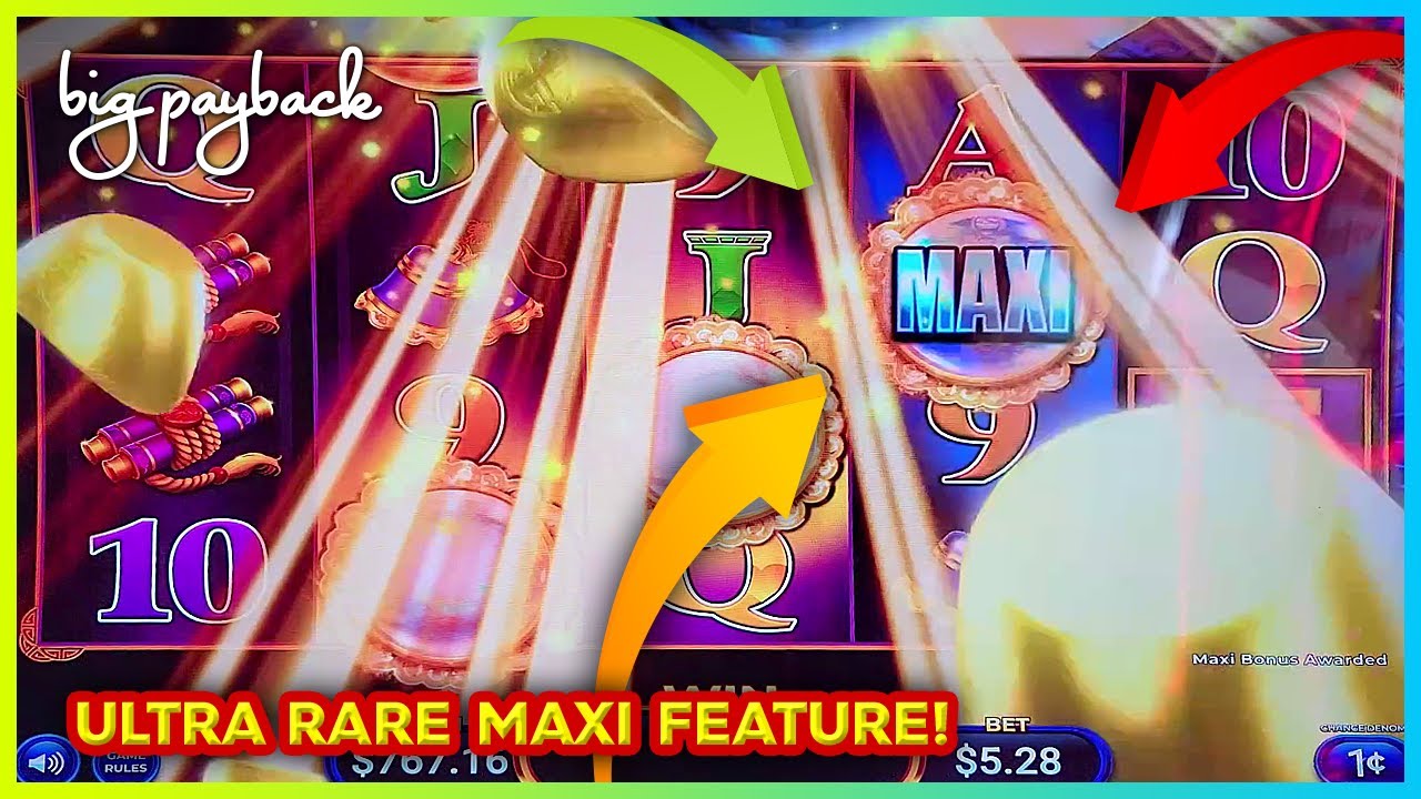 ULTRA RARE MAXI BONUS on Azure Dragon Slots!