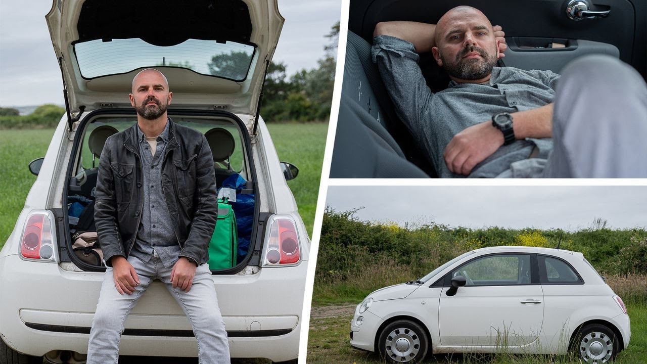 «Я ушёл с работы, чтобы всё время жить в своём Fiat 500. Теперь я счастливее, чем когда-либо» | SWNS