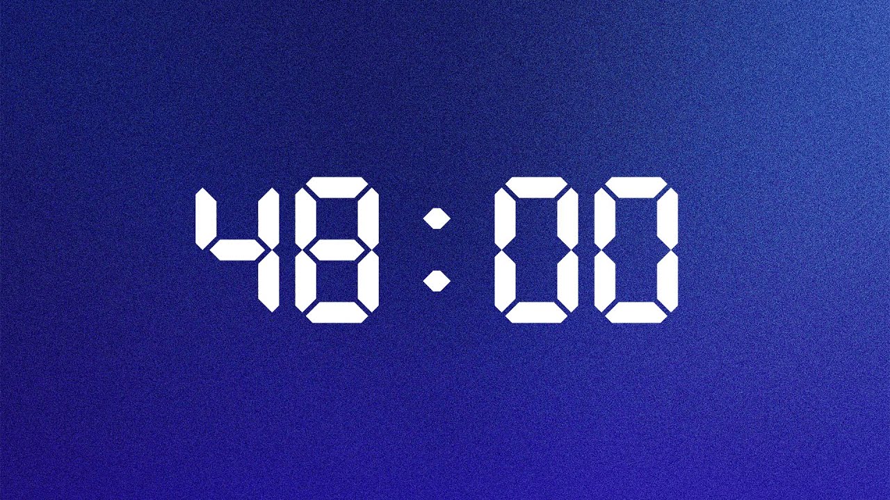 48 Minute Timer to Shift Your Brain Waves to Focus & Stay in Frequency | Deep State Edition | NX 🎵🎵