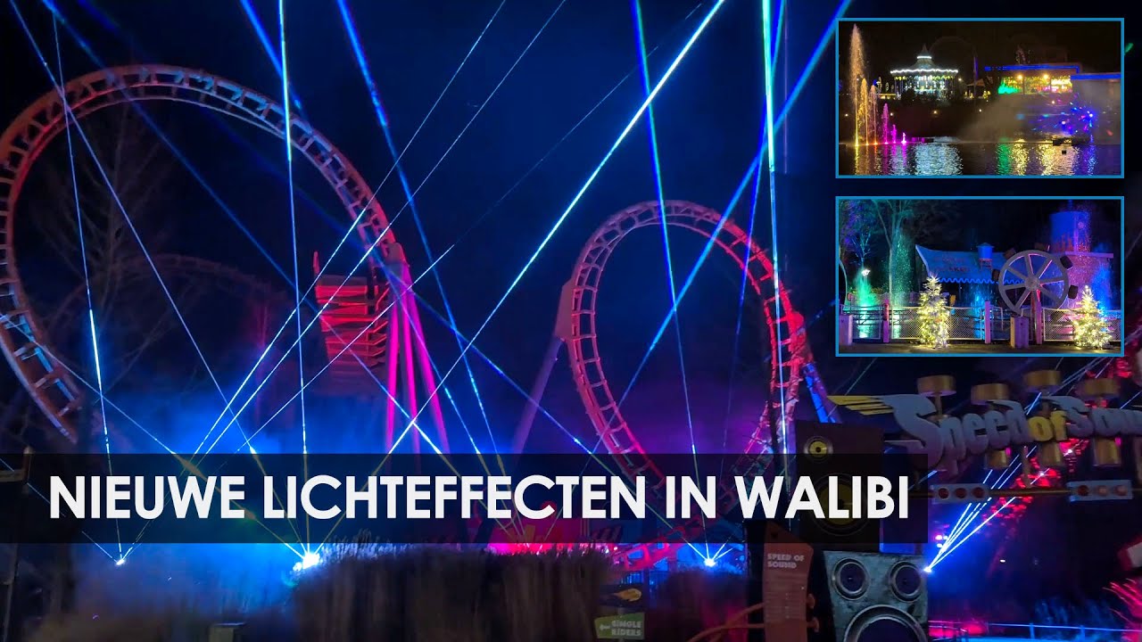 Walibi Bright Nights 2024-2025: nieuwe effecten en entertainment - Walibi Holland in de winter