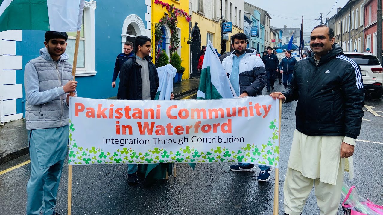 St Patrick's Day Pakistani Community Parade - Waterford City, Ireland 2023