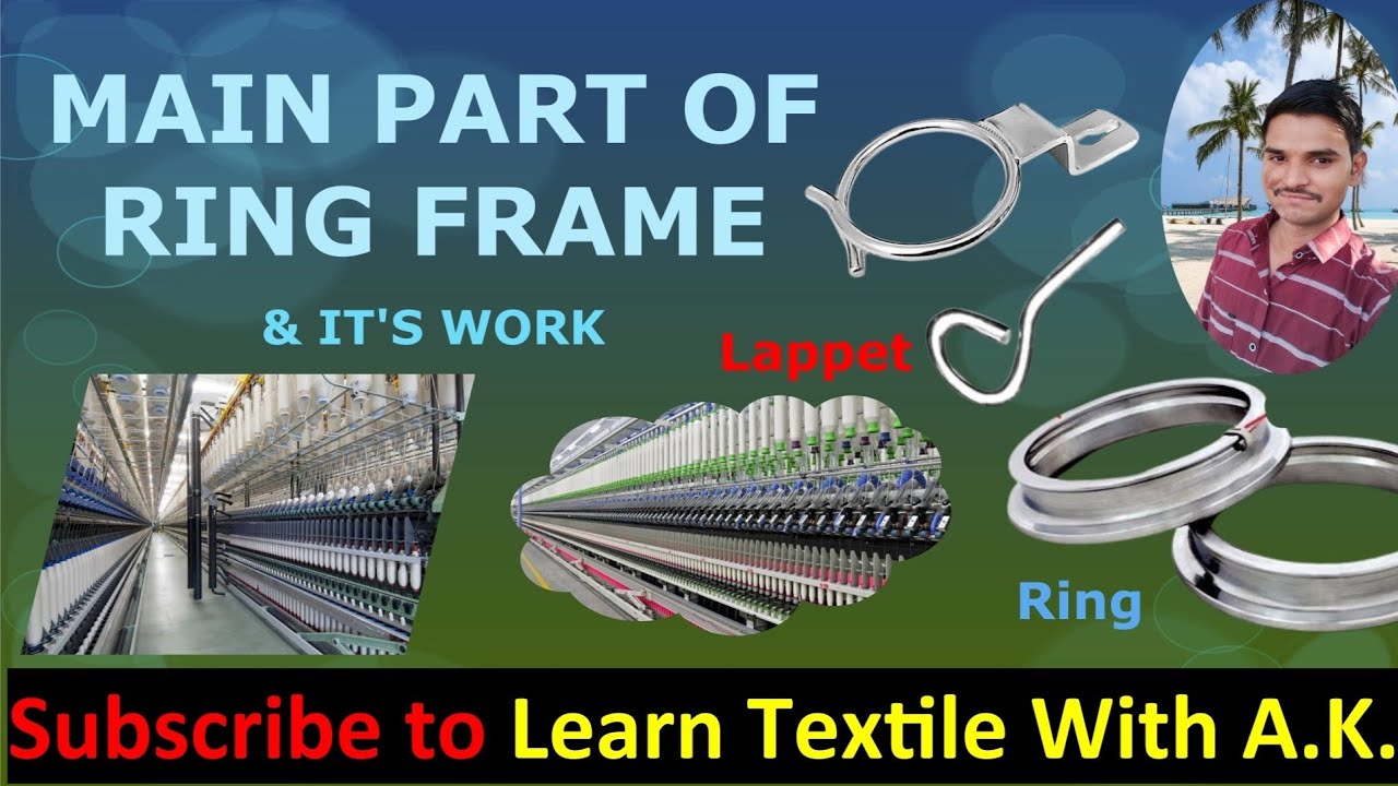 MAIN PART OF RING FRAME, MAIN PART OF RING FRAME & IT'S WORK
