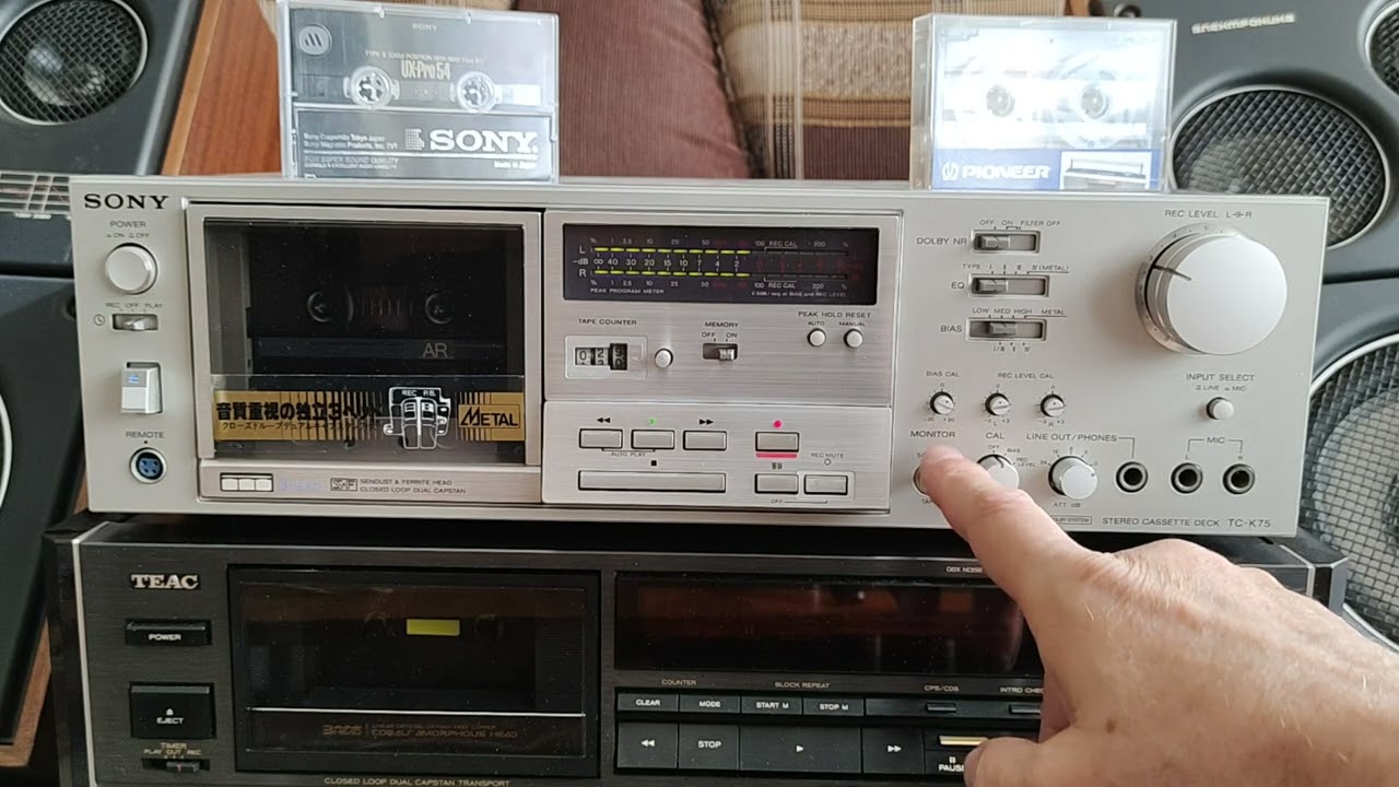 Sony TC-K75. Калибровка, проверка функциональности.