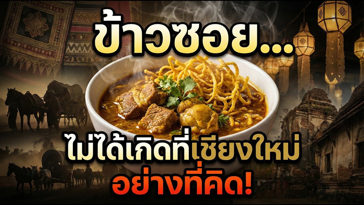 ข้าวซอย…ไม่ได้เกิดที่เชียงใหม่อย่างที่คิด