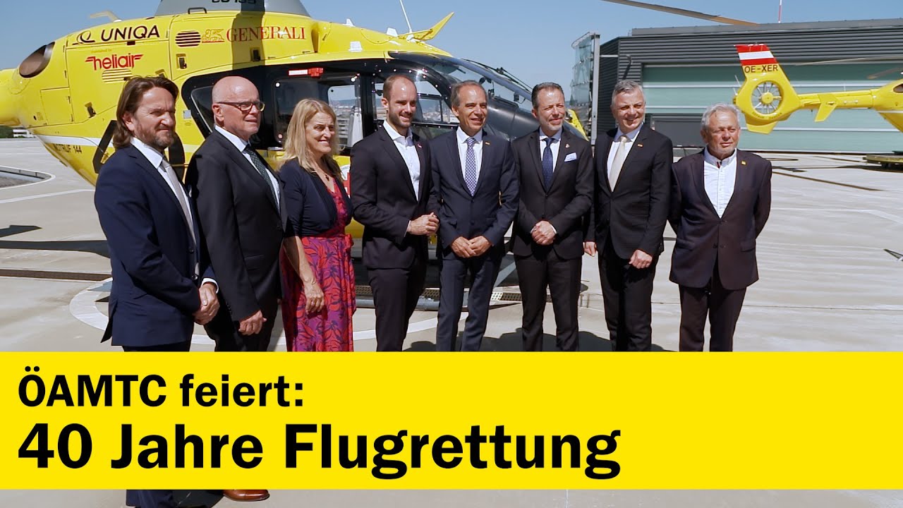 40 Jahre Lebensrettung aus der Luft | ÖAMTC-Flugrettung