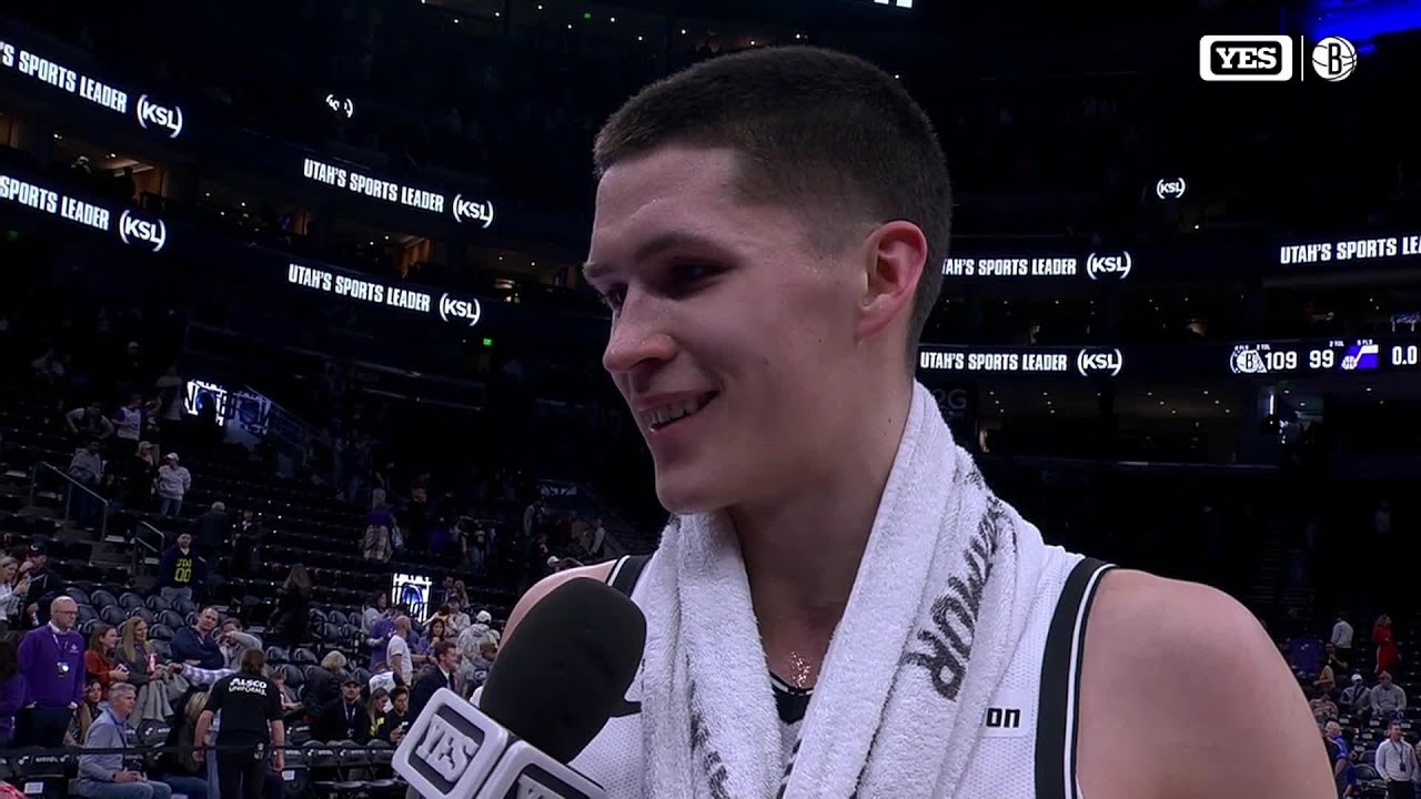 Egor Dёmin tallies first career double-double in Utah homecoming