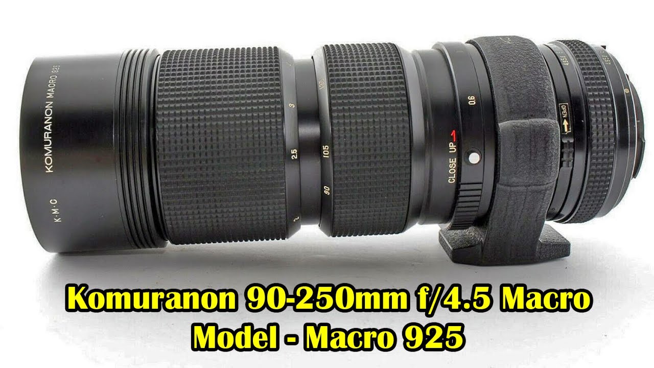 KOMURA/KOMURANON 90-250mm f/4.5 (Uni Auto Zoom by Sankyo Kohki Japan)