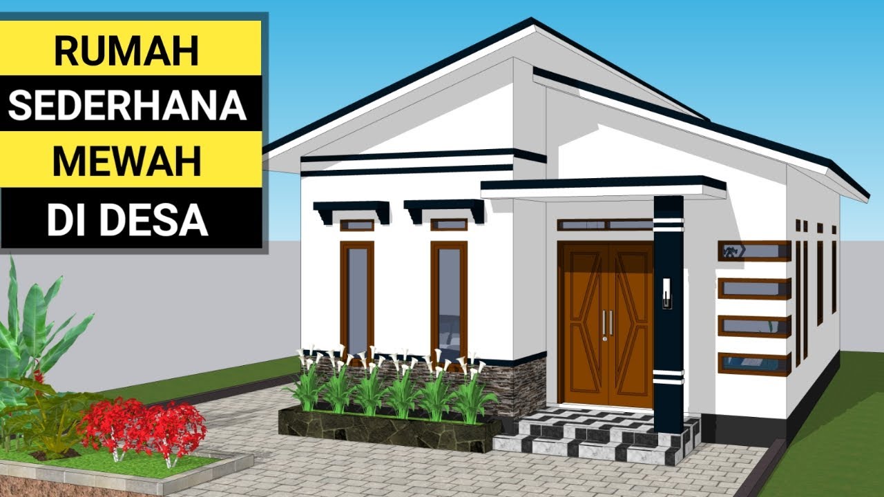 Desain Rumah Minimalis 6x10 Meter  3 Kamar Tidur