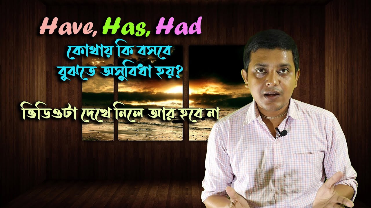 Use of Have has and had | Use of Have and Has | Use of Have in Spoken English | Use of Has Have