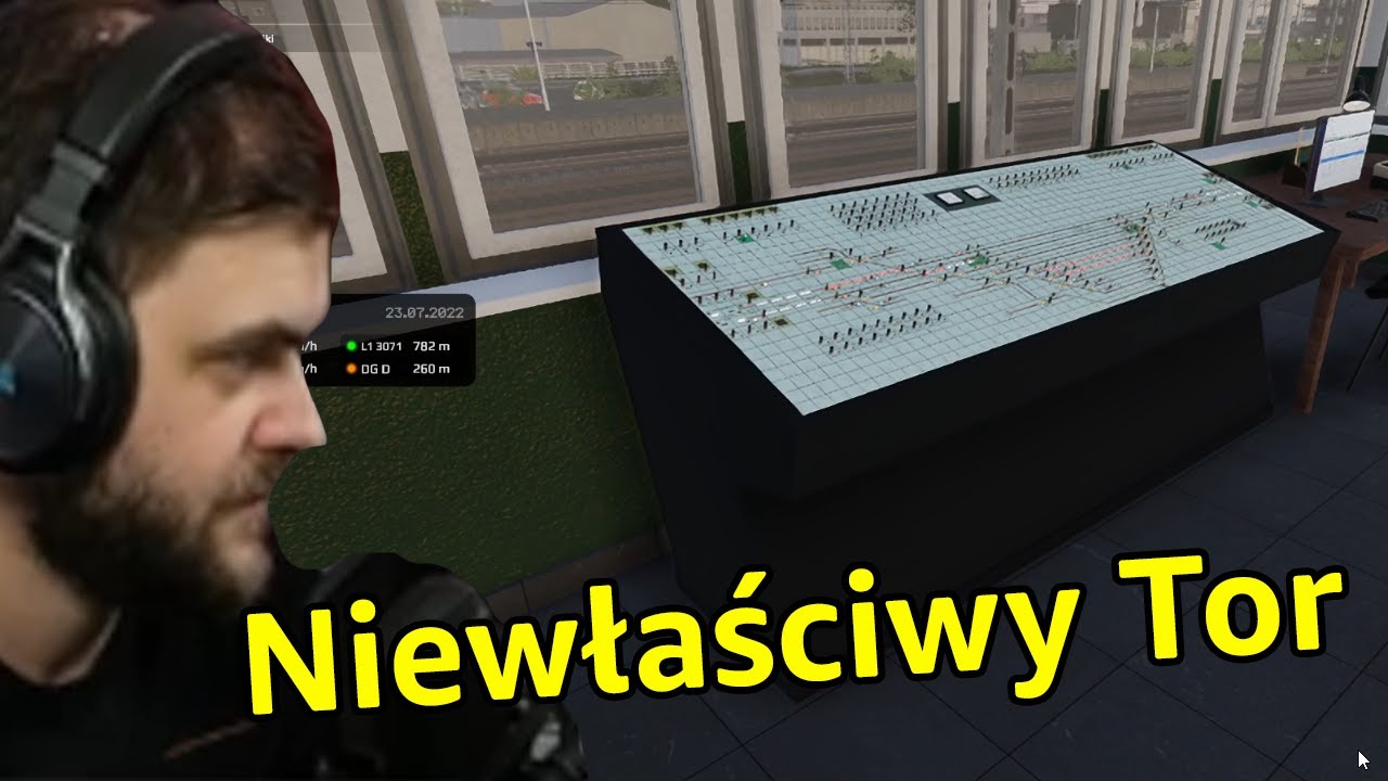 Puszczamy pociągi po niewłaściwym torze w Będzinie - SimRail (Live)