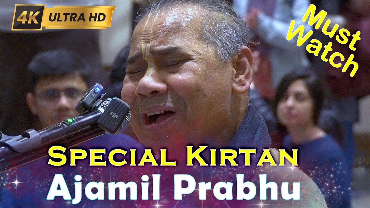 KIRTAN NIGHTS - Ecstatic ISKCON HARE KRISHNA KIRTAN हरे कृष्ण कीर्तन || Ajamil Das Prabhu
