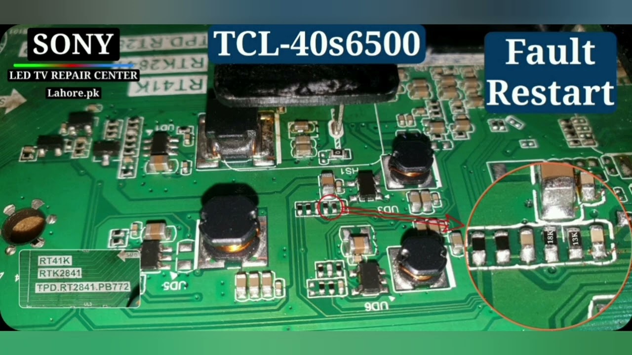 📺 **TCL 40S6500 Repair Guide: Fixing Restart Issue** 🛠️