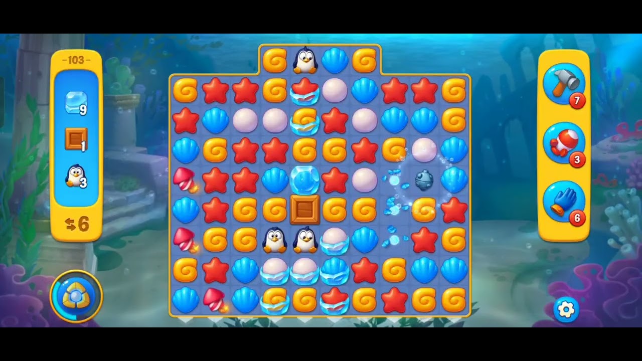 FISHDOM game play 101 to 105 levels.        #fishdom 
