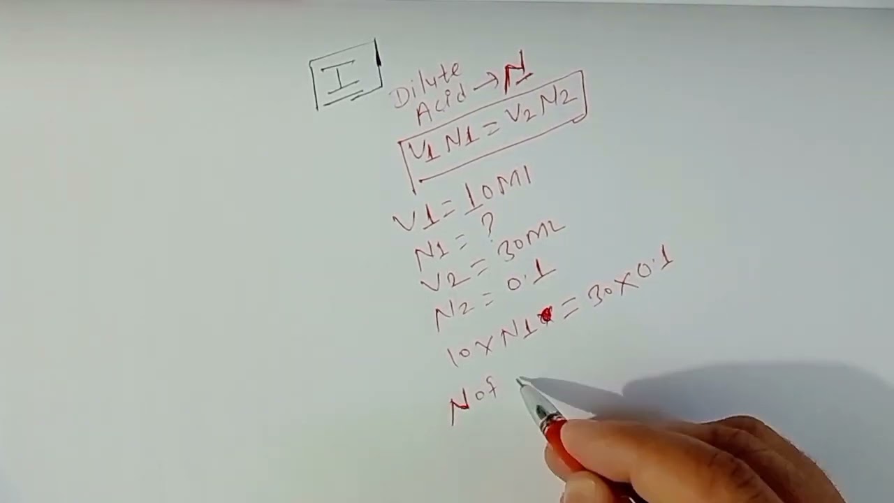 Chemistry Numerical ,Class :12 Volumetric Analysis 