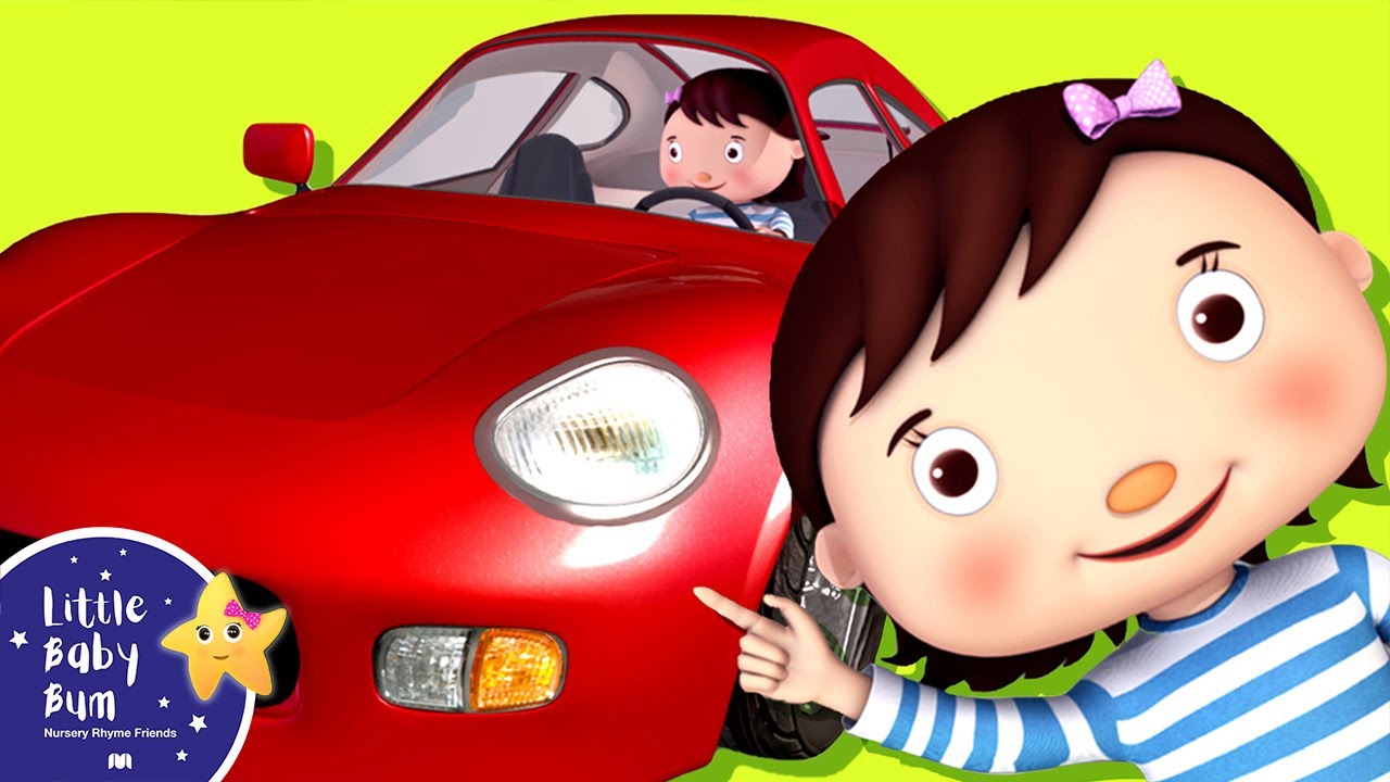 Driving in My Car Song | Nursery Rhymes for Babies by LittleBabyBum - ABCs and 123s