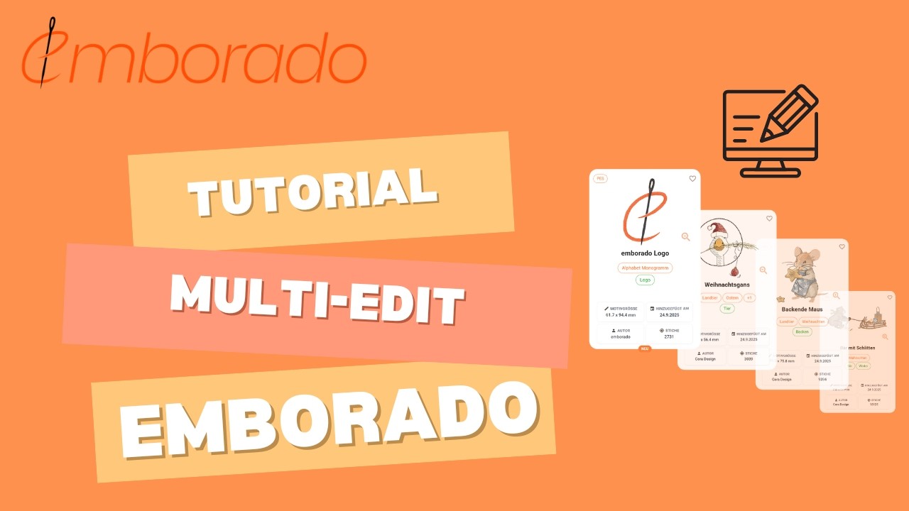 Detailliertes Tutorial: Wie funktioniert die Mehrfachbearbeitung bei emborado?