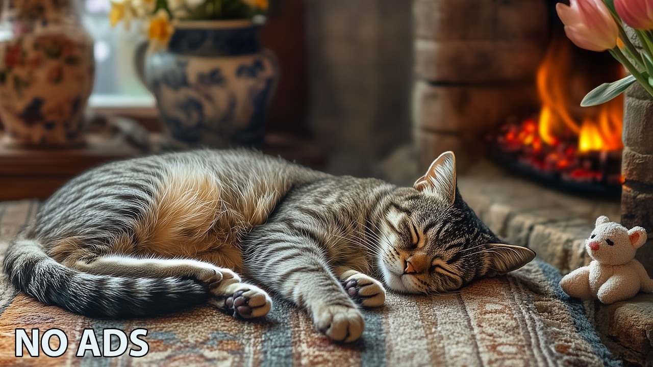 12 Hours Sleep Music for Cats 🐈 Calming Music for Cats No Ads ♬ Sleep Music for Anxious Cats