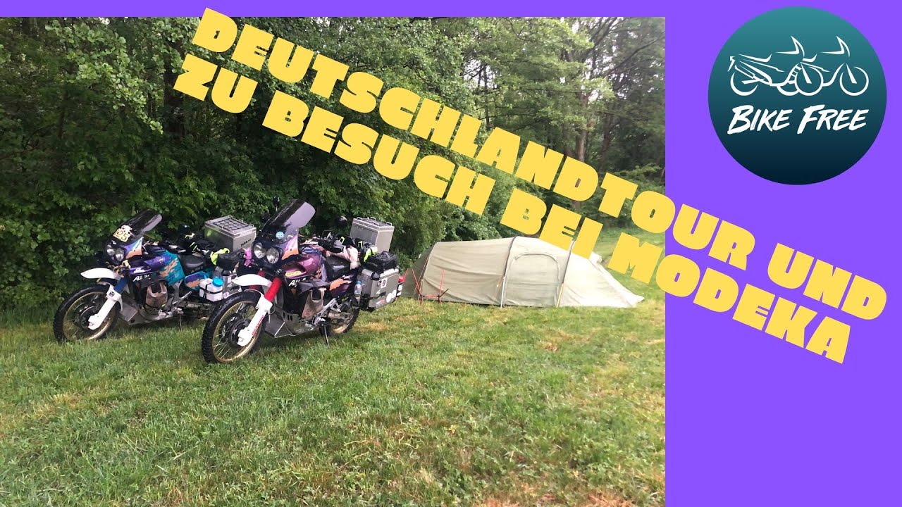 Deutschlandtour mit den Africa Twins -Wildcamping-Pannen-Modeka
