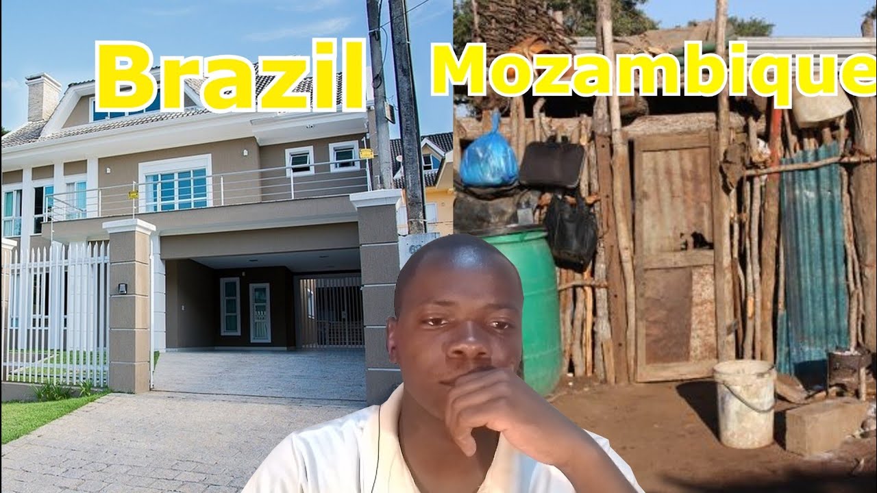 DIFERENÇAS ENTRE CASA DE POBRE NO BRASIL 🇧🇷 E CASA DE POBRE EM MOÇAMBIQUE 🇲🇿