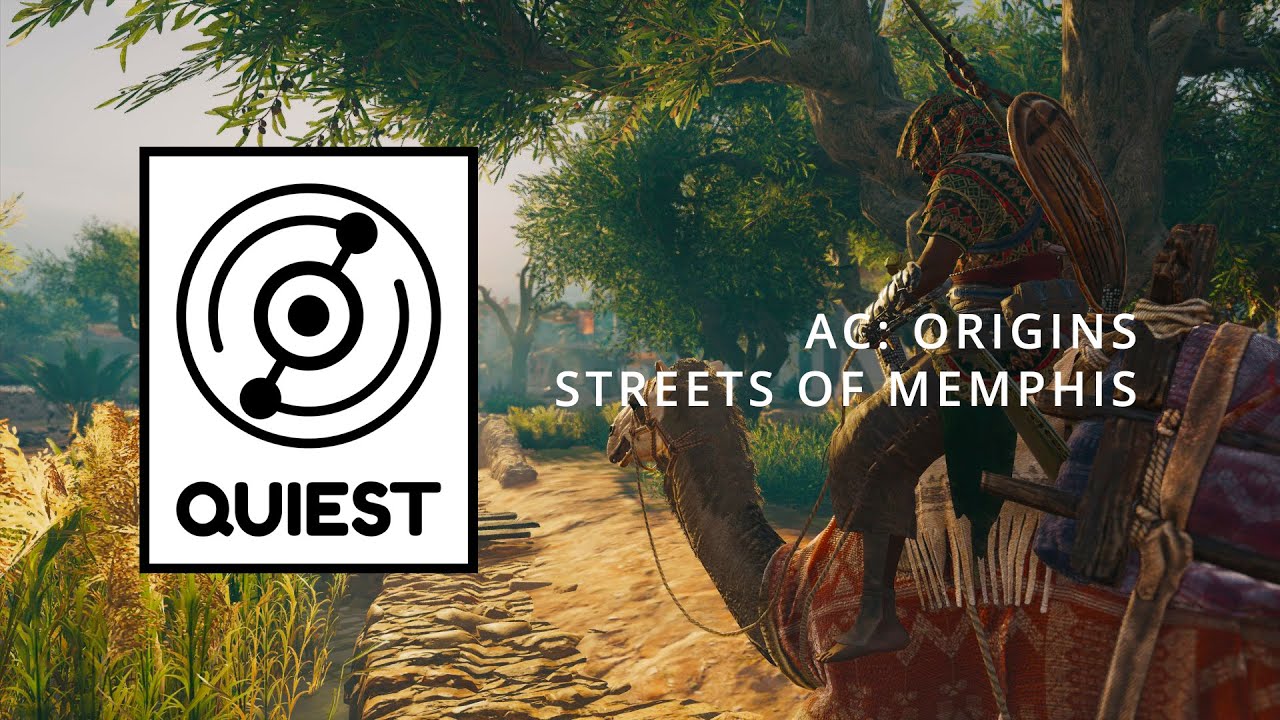 [ Assassin's Creed: Origins ] Streets of Memphis [ 1 Hour Ambience ]