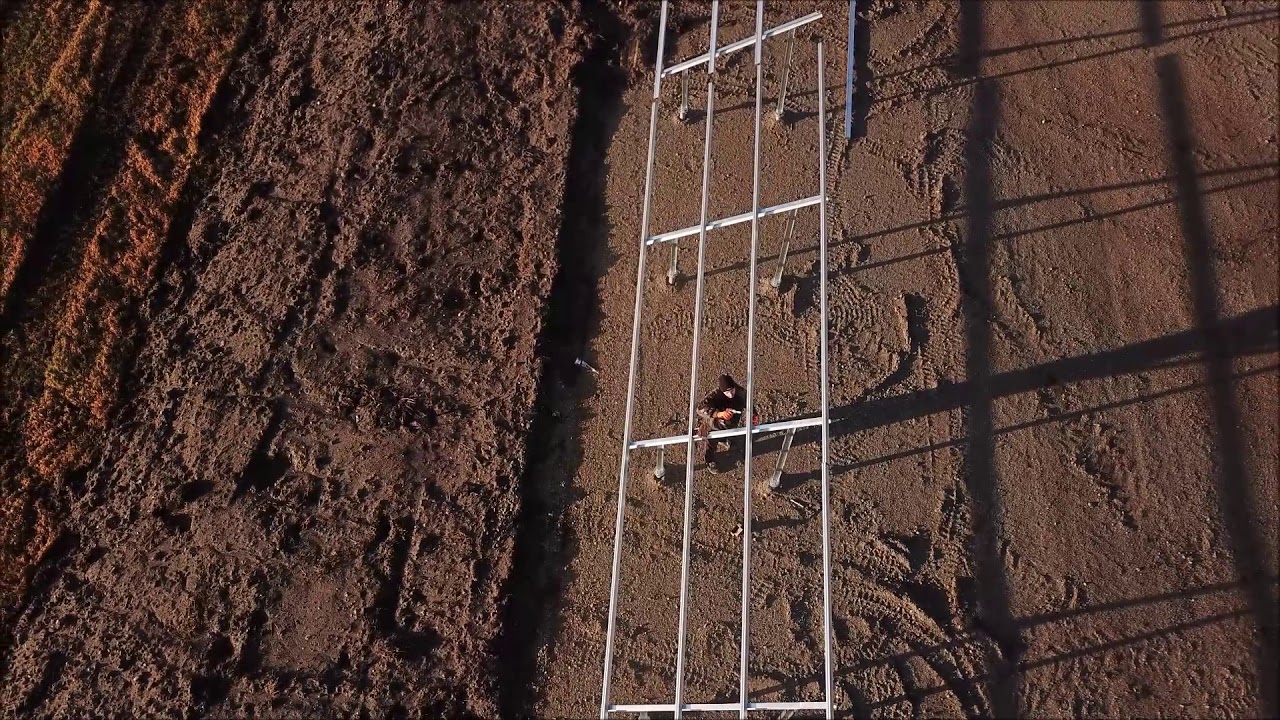 PV montage frilandsanlæg, Sydvendt