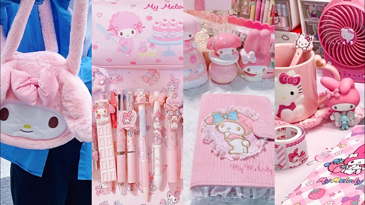 My Melody 💕Sanrio✨ stationery haul | ASMR #cindyasmr