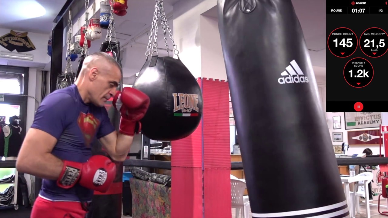 Tutorial Boxe allenamento con lo smartphone ed i sensori Hykso