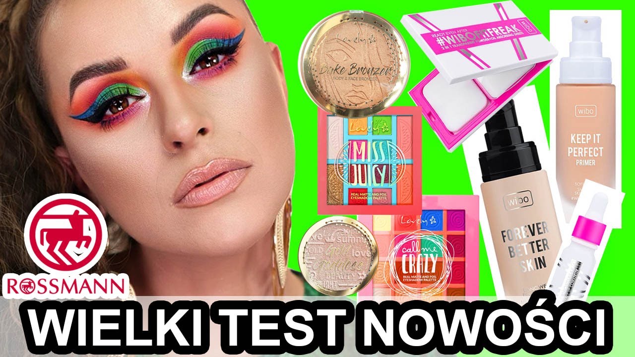 11H TEST podkładu - Tęczowy Makijaż OKA!  Wibo Fitfreak oraz nowości LOVELY - Rossmann 2020!