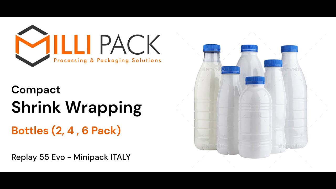 Compact Shrink Wrapping Machine for Bottles - Replay 55 - Milli Pack Pakistan