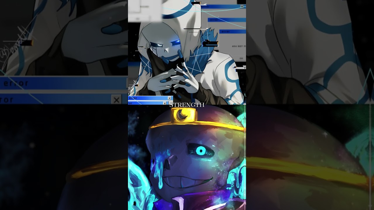 ERROR404! VS VILLIAN SANS SQUAD #undertale #edit #afterdark #sans #error404