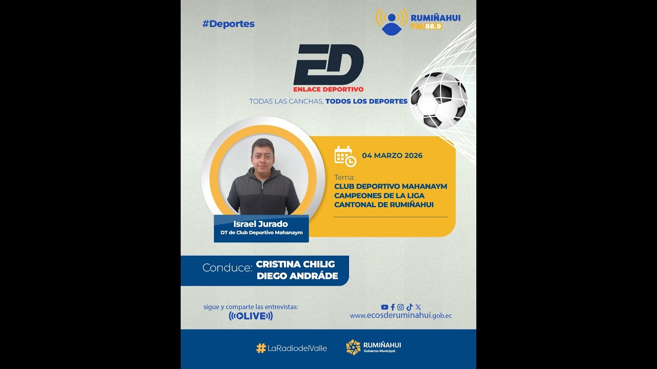 ¡Enlace Deportivo por Rumiñahui FM 88.9!