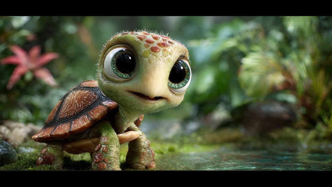 Milo the Cute Little Turtle 🐢 | A Heartwarming Story of Patience and Perseverance