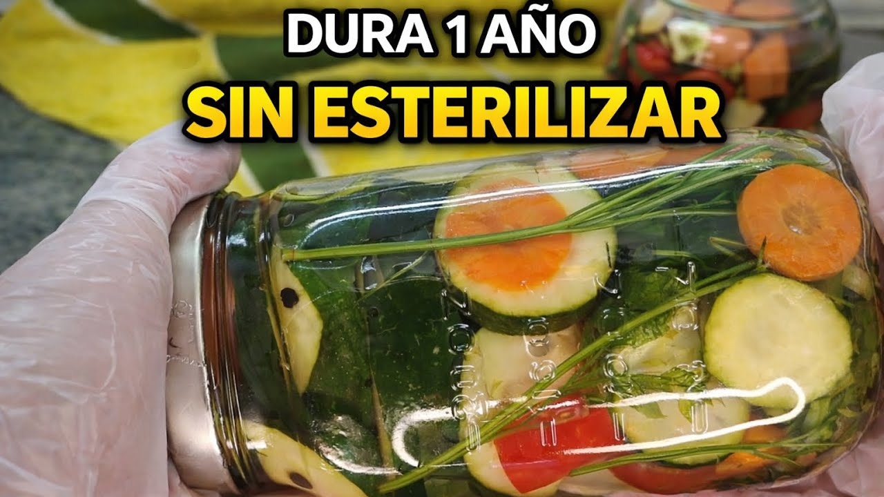 CÓMO HACER CONSERVA DE CALABACÍN CASERA | DURA TODO EL AÑO