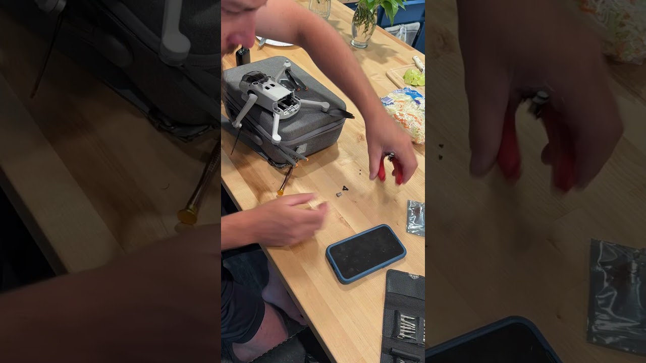 Fixing pivot arm on the dji mini 3 pro