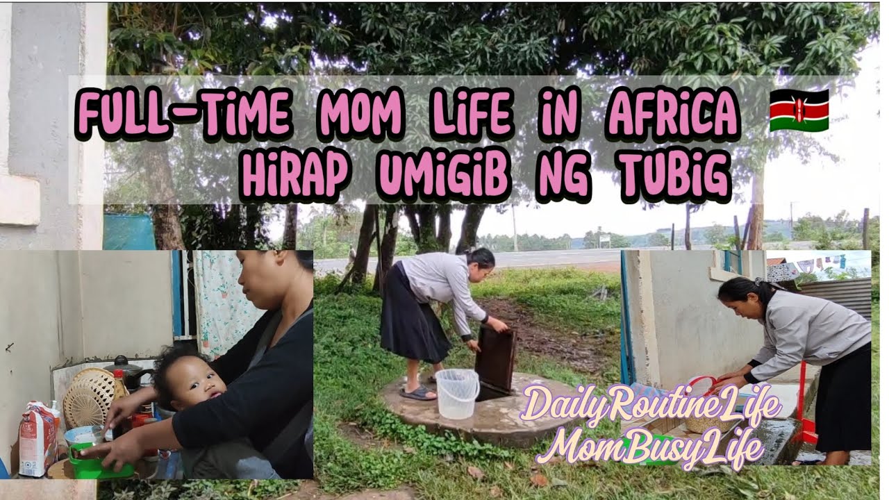 Жизнь мамы на полную ставку в Африке 🇰🇪 | Трудно принести воду #fetching #momlife #dailyvlog #ken...
