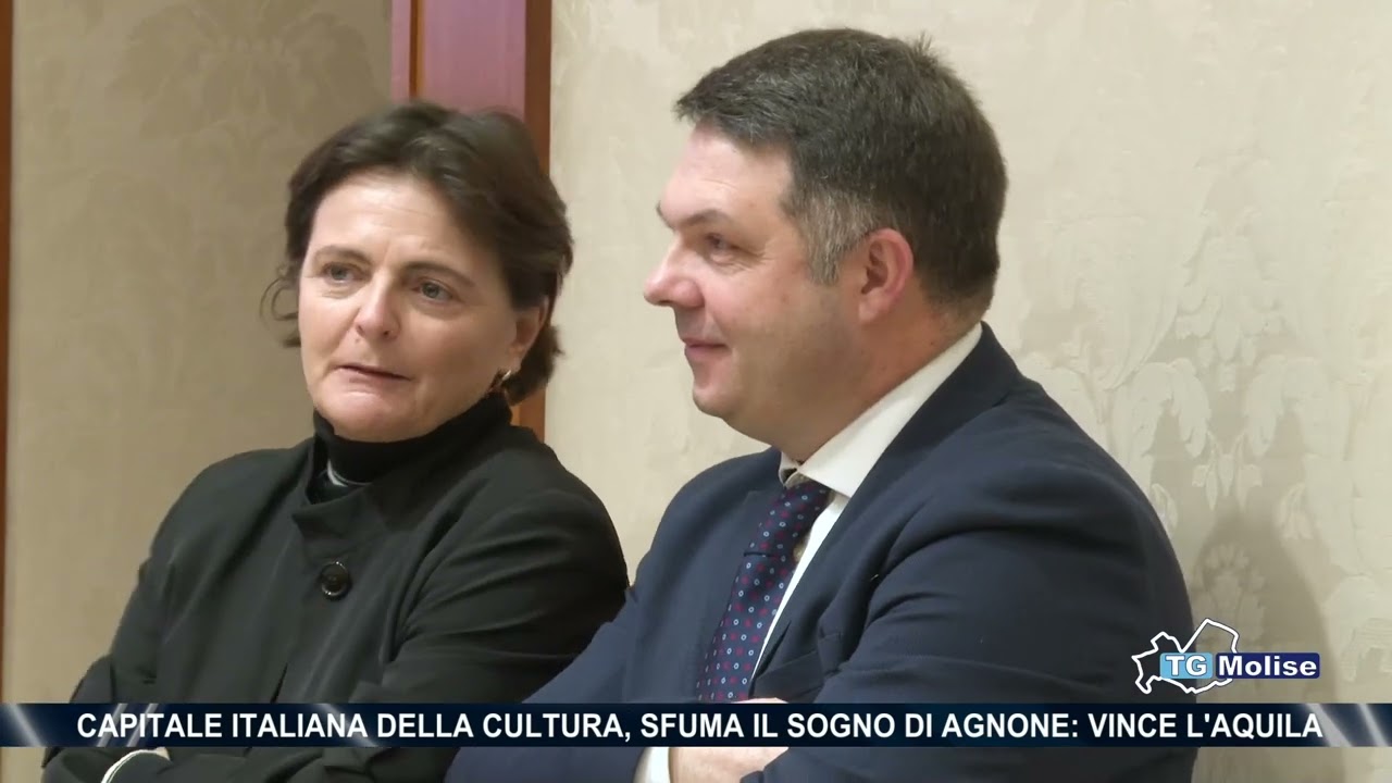 Capitale italiana della cultura, sfuma il sogno di Agnone: vince L'Aquila